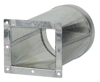 Bride rectangulaire/circulaire � monter au soufflage des CMB/T 400