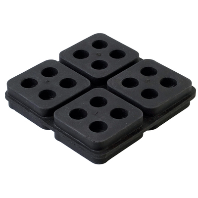 Plots amortisseurs �lastom�re,D 45 x 45 mm, �paisseur 21 mm, charge maximum 3 Kg/cm� (lot de 4 unit�s)