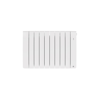 Radiateur chaleur douce connect� Bilbao 4 horizontal 1500W Blanc brillant