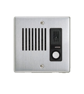 Poste secondaire tanche, encastrable, inoxydable avec 1 bouton d'appel