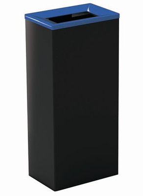 Couvercle bleu pour collecteur metal tri selectif 60l