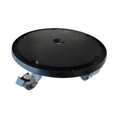 Chariot roulette pour collecteur rond