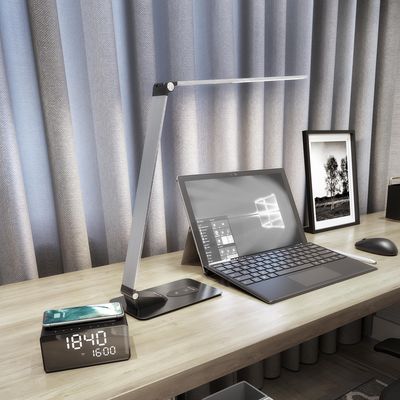 R�veil st�r�o bluetooth Wave avec chargement sans fil et USB