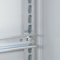 Jeu de 2 montants profils Lina 25 pour coffrets hauteur 500mm - longueur 437mm