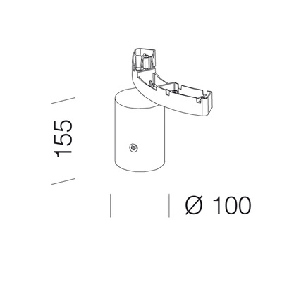 Accessoire 364 Fixation m�t Mono diam�tre 60 graphite
