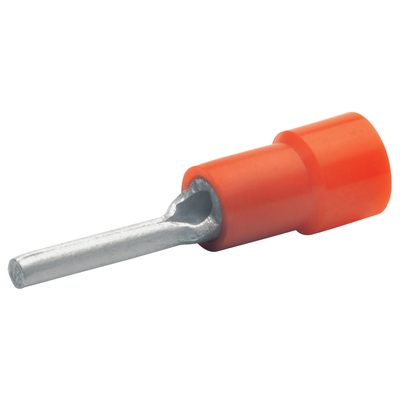 Cosse pr�-isol�e rouge � embout rond 1,8x10mm section 0,5 � 1,5mm�. Corps en cuivre �tam�. Manchon isolant en PVC auto extinguible UL94-V0 dot�e du syst�me \