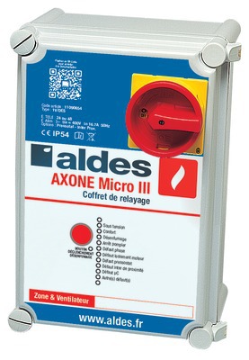 Axone Micro III-1 Vitesse/D�senfumage- Triphas� 63.3A