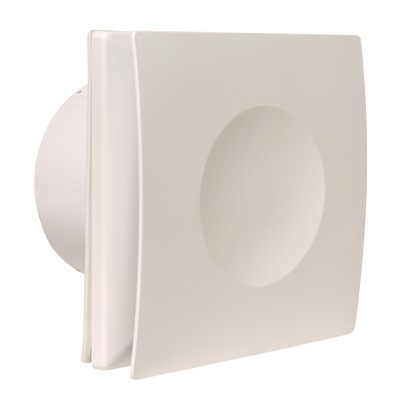 Extracteur permanent INEA  100 mm,  dtection d'humidit et arrt temporis