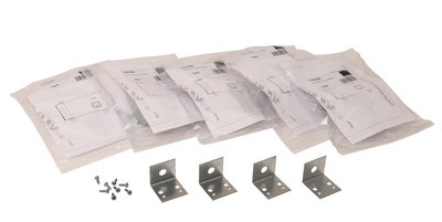 Sachet de 4 pattes de fixation murale AXONE