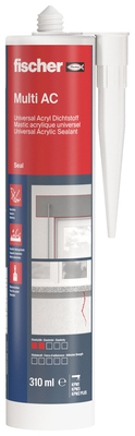 Mastic acryl multi ac blanc 310ml -12/bte
