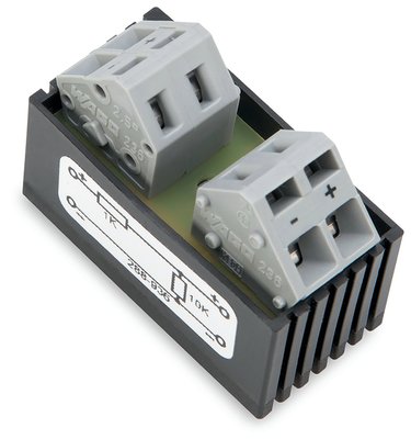 Module jeu de r�sistances pour simuler un capteur namur � partir d'un contact se