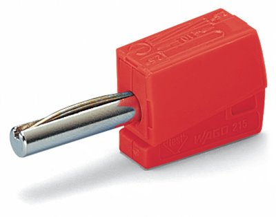 Fiche banane 4 mm / Rouge