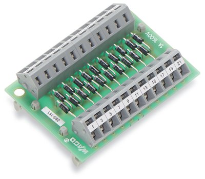 Module de test pour lampes avec 20 diodes pour 10 voies