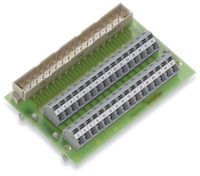 Module interface DIN 41612 C CONN.MALE SUR PIED sans support