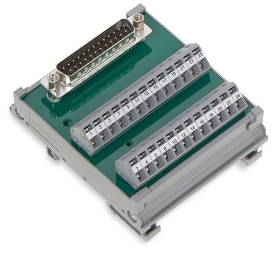 Module interface SUB-D mle 15 ples dans botier support (Pour cordon nappe)