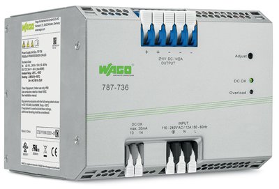 Alimentation � d�coupage ECO monophas�e 230 V AC / 24 V DC - 40 A - Sortie DC OK