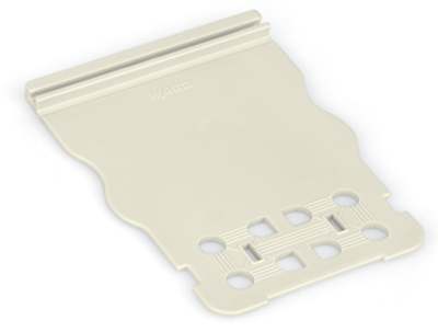 Plaque de d�charge de traction gris clair