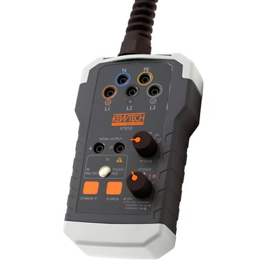 Testeur de bornes de recharge IRVE. Tension: max. 250 V (mono), max. 430V (tri)