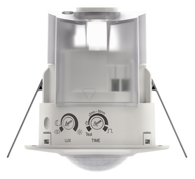 Dtecteur mouvement compact encastr plafond 360 blanc 1c IP 44