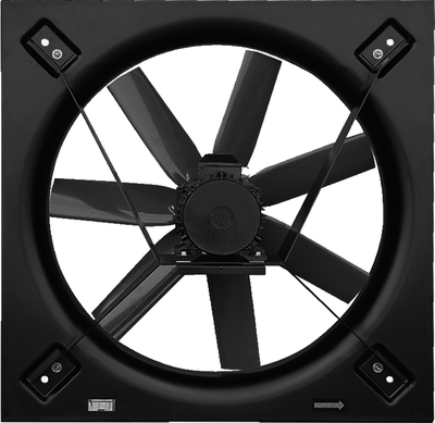 Hlicode pales Alu, 6 ples, D1000 mm, Tri 400V, Dbit maxi 34 300 m3/h