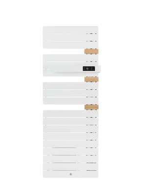 Allure 3 mat  droite avec soufflerie 1500W blanc mat/chne