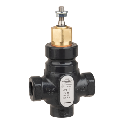 Vanne 2 voies acier taraud�e PN16 DN15 Kv4