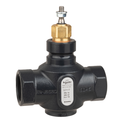 Vanne 2 voies acier taraud�e PN16 DN32 Kv16