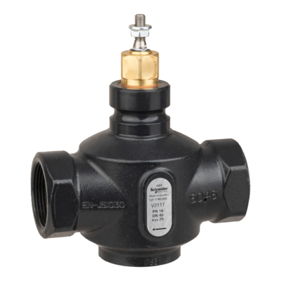 Vanne 2 voies acier taraud�e PN16 DN40 Kv25