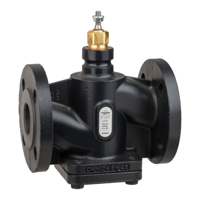 Vanne 2 voies acier � bride PN25 DN40 Kv25