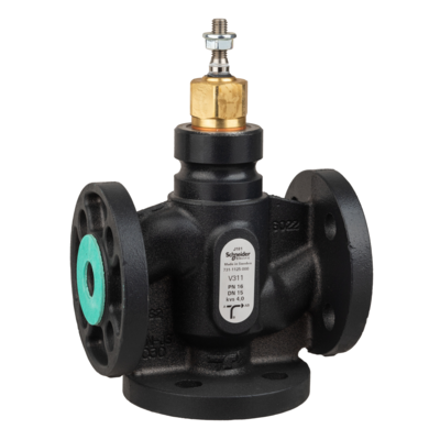 Vanne 3 voies acier � bride PN16 DN15 Kv4