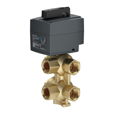 Moteur vanne 6 voies TOR 10m se commande avec une vanne PIBCV