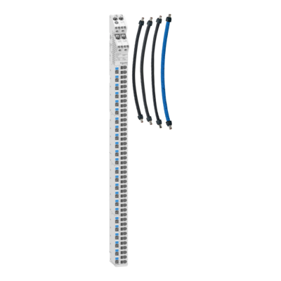 Acti9 Vdis - rpartiteur vertical - 160A 250/440V 66 points de connexion
