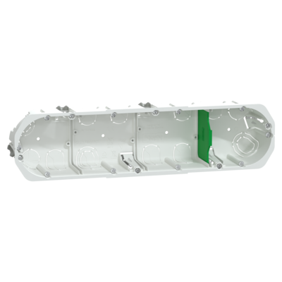 Multifix - bote encastrement - 4 postes - 67mm - P50mm - entraxe 71mm