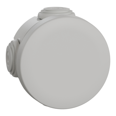 Mureva Box, boite de drivation IP55 + embouts diamtre 60, gris
