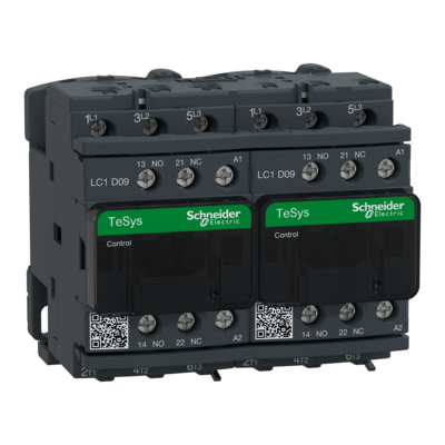 TeSys LC2D - contacteur inverseur - 3P - AC-3 440V - 9A - bobine 24Vca