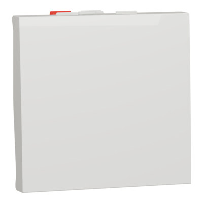 Unica - va-et-vient - 10A - 250vca - connexion rapide - 2 modules - Blanc - emballage en bote