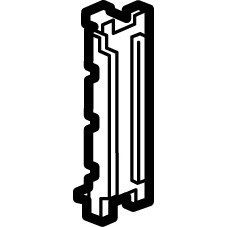 Legrand - Obturateur Batibox pour supports r�f�rences 080252 , 080258 et 080264 �quip�s de 4 modules